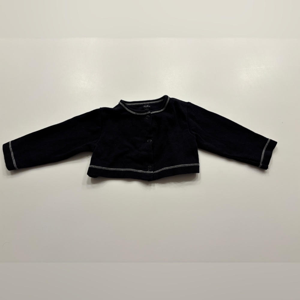 Touched By Nature: Black Cropped Cardigan
